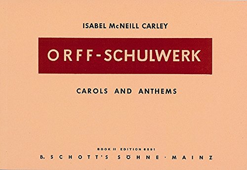Book Carols and Anthems Vol. 2 - Orff-Schulwerk - voix et instruments orff - Partition - ED 6591 free