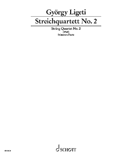 Book Ligeti: String Quartet No. 2 (Set of Parts) free