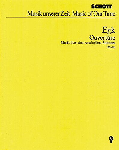 Book Ouvertüre - Musik über eine verschollene Romanze - orchestre - Partition d'étude - ED 6982 free