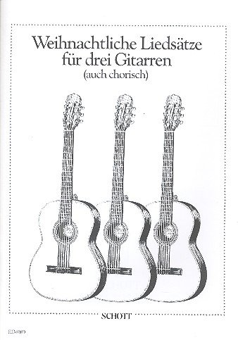 Book Weihnachtliche Liedsätze - 3 guitares (aussi en groupes) - Partition - ED 6989 free