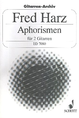 Book Aphorismen - Kreidler Guitar Studio - 2 guitares - Partition - ED 7080 free