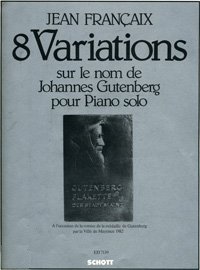 Book Acht Variationen uber den Namen Johannes Gutenberg free