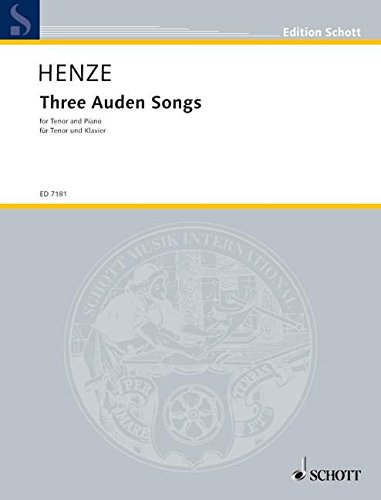 Book THREE AUDEN SONGS free