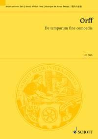 Book De temporum fine comoedia - Das Spiel vom Ende der Zeiten - Music Of Our Time - solistes, récitants, choeur et orchestre - Partition de direction et d'étude - ED 7365 free