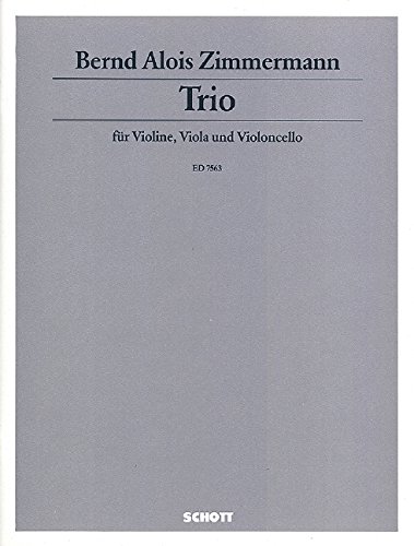 Book Trio à cordes (1944) - violon, alto et violoncelle - Partition et parties - ED 7563 free