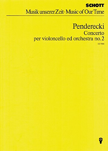 Book Concerto - per violoncello ed orchestra no. 2 - violoncelle et orchestre - Partition d'étude - ED 7566 free