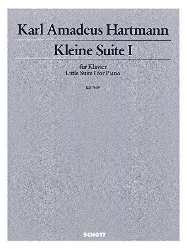 Book SCHOTT HARTMANN KARL AMADEUS - LITTLE SUITE I - PIANO Partition classique Piano - instrument à clavier Piano free