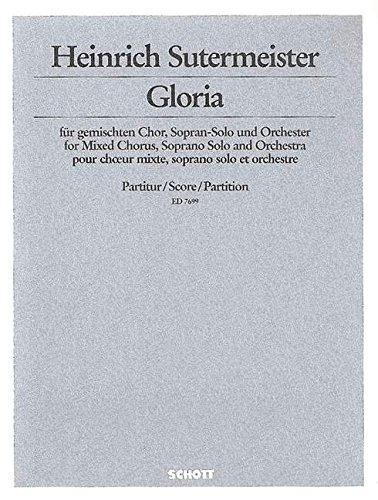 Book Gloria - (liturgisch) - choeur mixte (SSAATTBB), soprano seul et orchestre - Partition - ED 7699 free