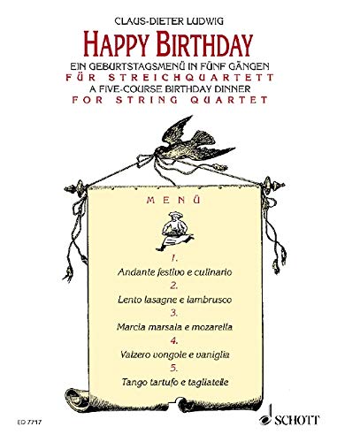 Book HAPPY BIRTHDAY 4STRING PART. MUSIQUE D'ENSEMBLE free