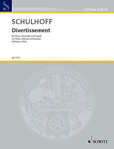 Book Schulhoff: Divertissement (Set of Parts) free