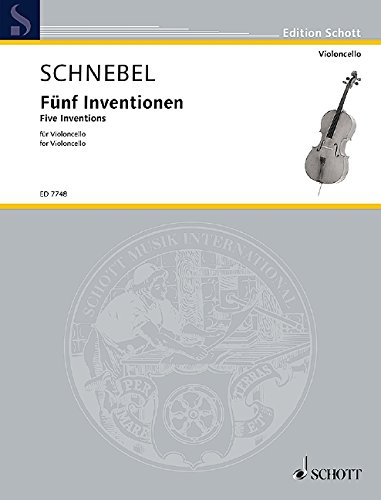 Book 5 Inventions Violoncelle free