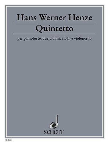 Book Quintetto - piano et quatuor à cordes - Partition et parties - ED 7831 free