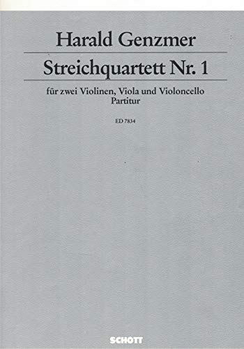 Book Streichquartett Nr. 1 - quatuor à cordes - Partition - ED 7834 free