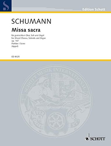 Book Missa sacra op. 147 - (liturgisch) - choeur mixte (SATB) et orgue - Partition - ED 8025 free