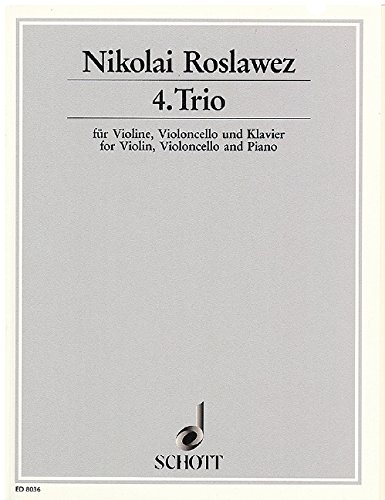 Book 4. Trio - Erstausgabe - trio avec piano - Partition et parties - ED 8036 free