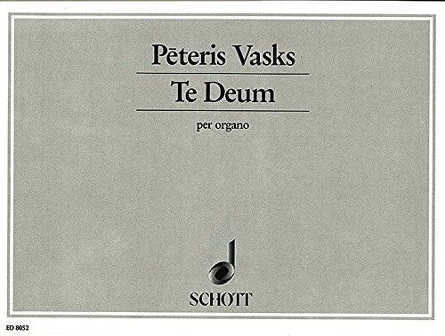 Book TE DEUM ORGUE free