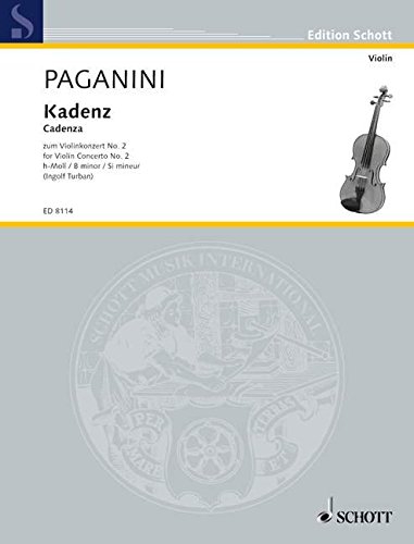 Book Cadenza to the Violin Concerto No. 2 B Minor Op. 7 Violon free