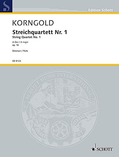 Book STRING QUARTET NO. 1 OP. 16 MUSIQUE D'ENSEMBLE-ENSEMBLE DE PARTITIONS free