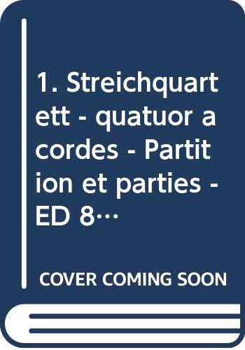 Book 1. Streichquartett - quatuor à cordes - Partition et parties - ED 8126 free