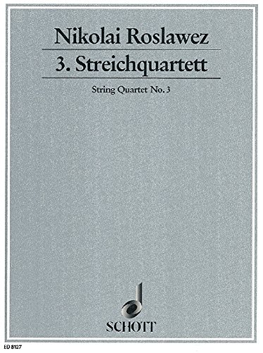 Book 3. Streichquartett - quatuor à cordes - Partition et parties - ED 8127 free Book 3. Streichquartett - quatuor à cordes - Partition et parties - ED 8127 free