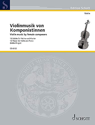 Book Violinmusik von Komponistinnen - 13 Stücke - Female Composers - violon et piano - ED 8132 free