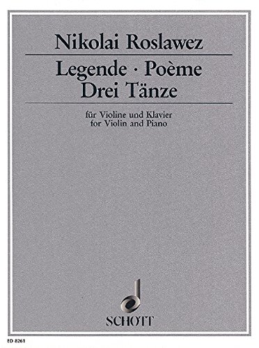 Book Légende/Poème/Drei Tanze Violon free