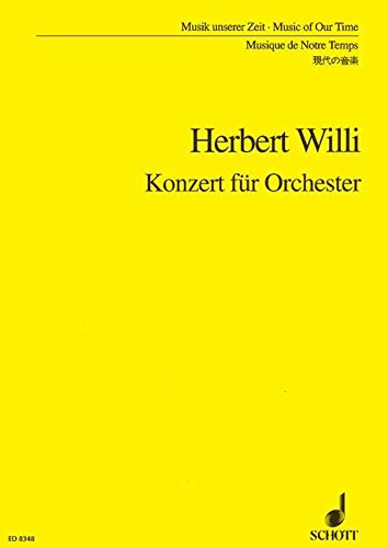 Book Konzert für Orchester - Music Of Our Time - orchestre - Partition - ED 8348 free