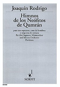 Book Himnos de los Neófitos de Qumrán - auf Texte von Mar Muerto in Nachdichtung von Victoria Kamhi - choeur d'hommes (TTBB), drei solistes (S) et orchestre - Partition - ED 8368 free