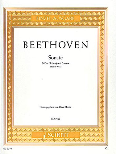 Book SONATE 07 D OPUS 10/3 PIANO free