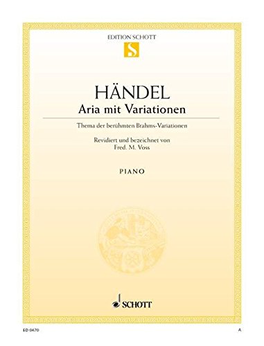 Book ARIA MIT VARIATIONEN PIANO free