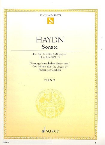Book SONATE ES HOB.XVI:52 PIANO free