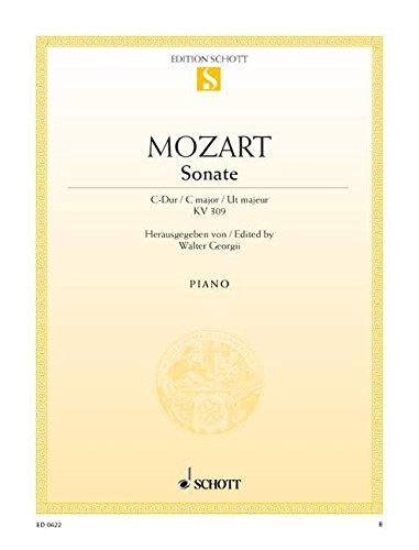 Book SONATE C KV309 PIANO free