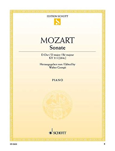 Book Sonate D-Dur KV 311 [284 c] - piano - ED0 626 free