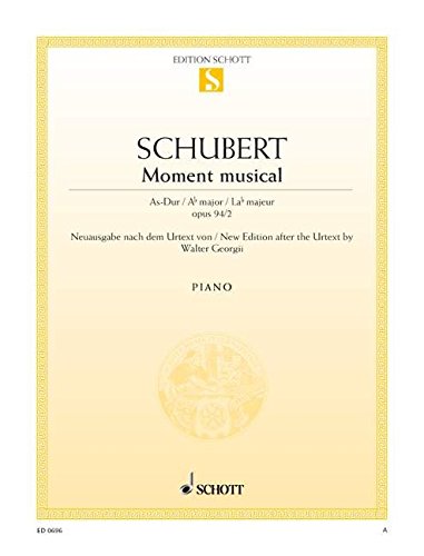 Book MOMENTS MUSICAUX AS OPUS 94/2 PIANO free
