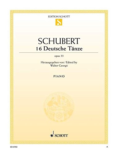 Book DEUTSCHE TANZE(16) OPUS 33 PIANO free