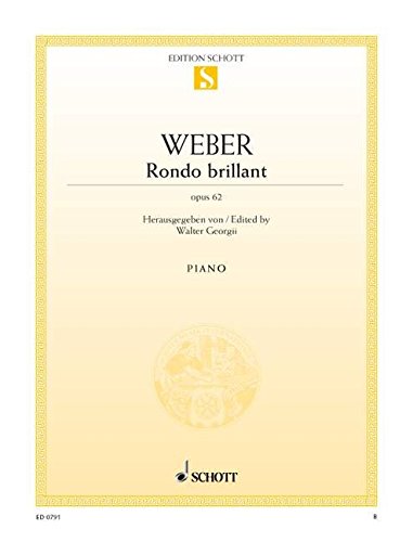 Book WEBER - Rondo Brillante Op.62 en Mib Mayor para Piano (Georgii) free