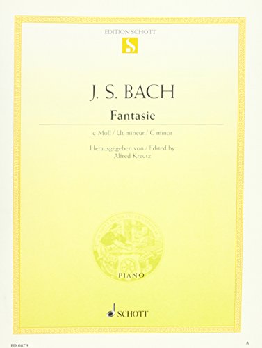 Book SCHOTT BACH J. S. - FANTASIE C-MOLL BWV 906, 1 - PIANO Partition classique Piano - instrument à clavier Clavecin free
