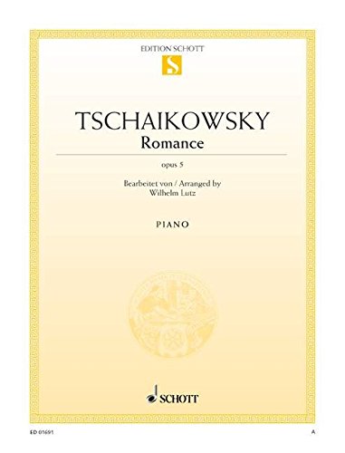Book ROMANCE OPUS 5 PIANO free