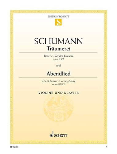 Book TRAUMEREI & ABENDLIED OPUS 15/7 & VIOLON free