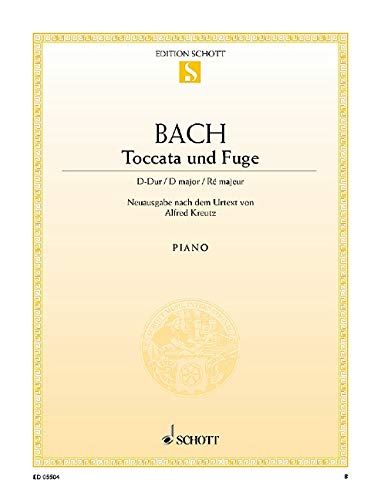 Book Toccata + Fuge D-dur Bwv 912 free