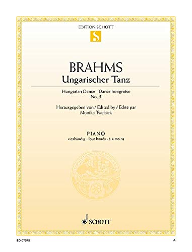 Book UNGARISCHE TANZ 5 PIANO free
