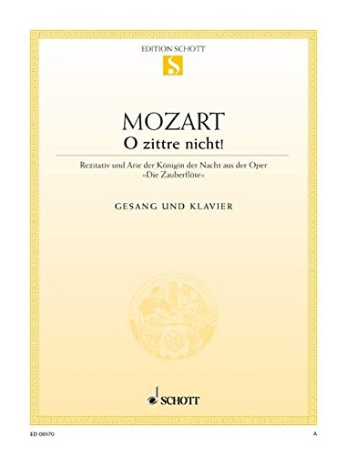 Book SCHOTT MOZART W.A. - THE MAGIC FLUTE - COLORATURA SOPRANO AND PIANO Partition classique Vocale - chorale Voix solo, piano free