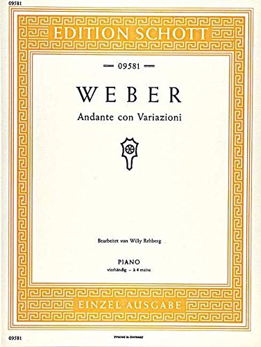Book ANDANTE CON VARIAZIONI PIANO free
