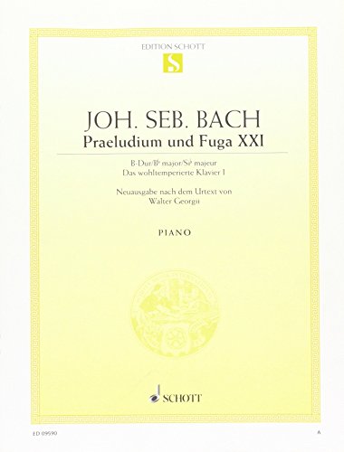 Book PRELUDE & FUGA 11 BES BWV866 PIANO free