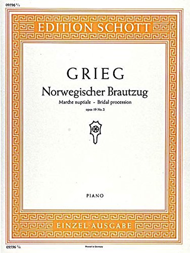 Book NORWEGISCHER BRAUTZUG OPUS 19/2 PIANO free
