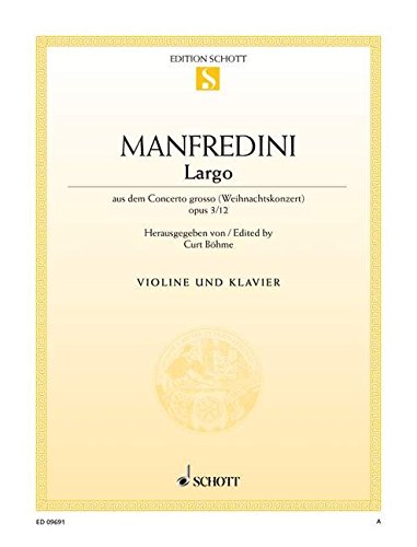 Book Largo Op 3/12 (concerto Grosso Weihnachtskonzert) free