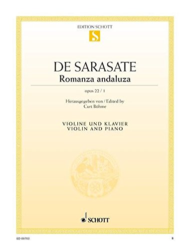 Book ROMANZA ANDALUZA 1 OPUS 22 VIOLON free
