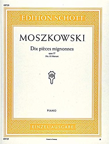 Book DIX PIECES MIGNONNES OP. 77 PIANO free