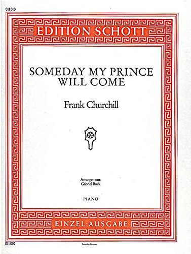 Book SOMEDAY MY PRINCE WILL COME PIANO free