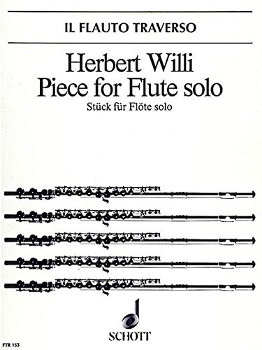 Book SCHOTT WILLI HERBERT - PIECE - FLUTE Partition classique Bois Flûte traversière free